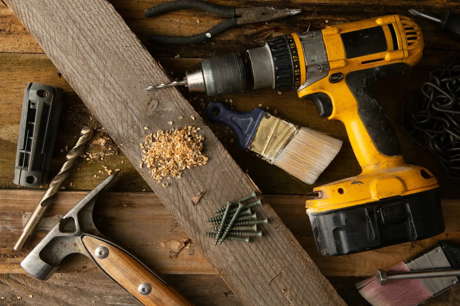 Everyday hardware tools ready for the next job